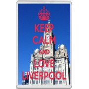 Keep Calm and Love Liverpool - Jumbo Fridge Magnet