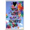With Love on Father's Day - Jumbo Fridge Magnet