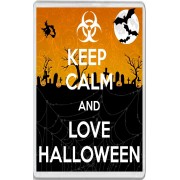 Keep Calm and Love Halloween - Jumbo Fridge Magnet