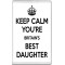 Keep Calm You're Britain's Best Daughter - Jumbo Fridge Magnet