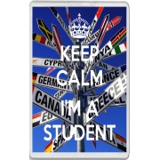 Keep Calm I'm a Student - Jumbo Fridge Magnet