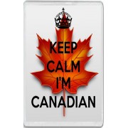 Keep Calm I'm Canadian - Jumbo Fridge Magnet