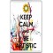 Keep Calm and be Artistic - Jumbo Fridge Magnet