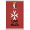 Love Malta - Jumbo Fridge Magnet