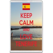 Keep Calm and Love Tenerife - Jumbo Fridge Magnet