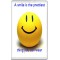 A smile is the prettiest thing you can wear - Jumbo Fridge Magnet