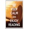 Keep Calm and Enjoy Reading - Jumbo Fridge Magnet