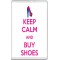 Keep Calm and Buy Shoes - Jumbo Fridge Magnet