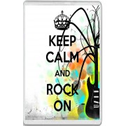Keep Calm and Rock On - Jumbo Fridge Magnet