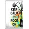 Keep Calm and Rock On - Jumbo Fridge Magnet