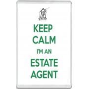 Keep Calm I'm an Estate Agent - Jumbo Fridge Magnet