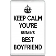 Keep Calm You're Britain's Best Boyfriend - Jumbo Fridge Magnet
