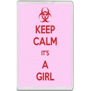Keep Calm It's a Girl - Jumbo Fridge Magnet