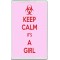 Keep Calm It's a Girl - Jumbo Fridge Magnet