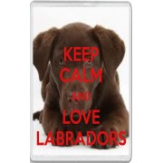 Keep Calm and Love Labradors - Jumbo Fridge Magnet