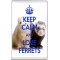 Keep Calm and Love Ferrets - Jumbo Fridge Magnet