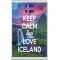 Keep Calm and Love Iceland - Jumbo Fridge Magnet