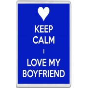 Keep Calm I Love my Boyfriend - Jumbo Fridge Magnet