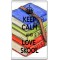 Keep Calm and Love Skool - Jumbo Fridge Magnet