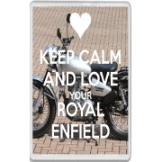 Keep Calm and Love Your Royal Enfield - Jumbo Fridge Magnet
