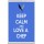 Keep Calm and Love a Chef - Jumbo Fridge Magnet