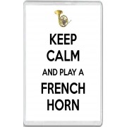 Keep Calm and Play a French Horn - Jumbo Fridge Magnet