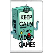Keep Calm Play Video Games - Jumbo Fridge Magnet