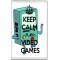 Keep Calm Play Video Games - Jumbo Fridge Magnet