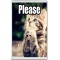 Please - Jumbo Fridge Magnet