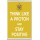Think Like a Proton and Stay Positive - Jumbo Fridge Magnet