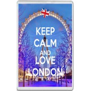 Keep Calm and Love London - Jumbo Fridge Magnet