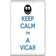 Keep Calm I'm a Vicar - Jumbo Fridge Magnet