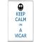 Keep Calm I'm a Vicar - Jumbo Fridge Magnet