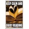Keep Calm and Enjoy Reading - Jumbo Fridge Magnet