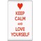 Keep Calm and Love Yourself - Jumbo Fridge Magnet