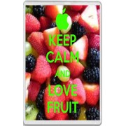 Keep Calm and Love Fruit - Jumbo Fridge Magnet