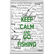 Keep Calm and Go Fishing - Jumbo Fridge Magnet