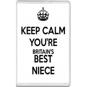 Keep Calm You're Britain's Best Niece - Jumbo Fridge Magnet