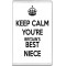 Keep Calm You're Britain's Best Niece - Jumbo Fridge Magnet