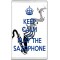 Keep Calm and Play the Saxophone - Jumbo Fridge Magnet