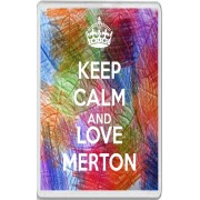 Keep Calm and Love Merton - Jumbo Fridge Magnet