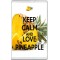 Keep Calm and Love Pineapple - Jumbo Fridge Magnet