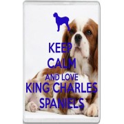 Keep Calm and Love King Charles Spaniels - Jumbo Fridge Magnet