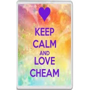 Keep Calm and Love Cheam - Jumbo Fridge Magnet
