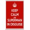 Keep Calm I'm Superman in Disguise - Jumbo Fridge Magnet