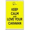 Keep Calm and Love Your Caravan - Jumbo Fridge Magnet