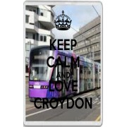 Keep Calm and Love  - Jumbo Fridge Magnet