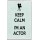 Keep Calm I'm an Actor - Jumbo Fridge Magnet