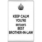 Keep Calm You're Britain's Best Brother-in-Law - Jumbo Fridge Magnet