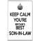 Keep Calm You're Britain's Best Son-in-Law - Jumbo Fridge Magnet